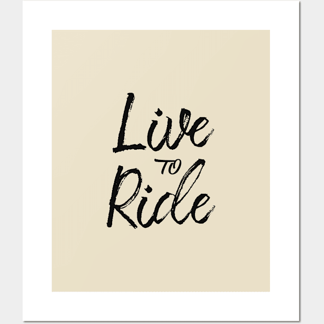 Love to ride Wall Art by alexagagov@gmail.com